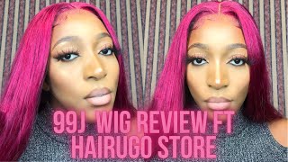 Affordable Aliexpress 99J Wig Review + Install Ft Hairugo Store Wig // Mary Ode