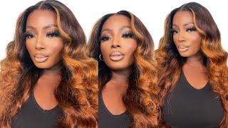 *New* Ombre Balayage Wig Easy Frontal Wig Install Ft. Yolissa Hair