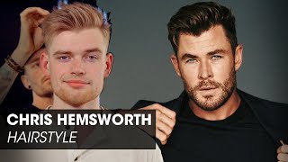 Chris Hemsworth Hairstyle  Short Hair Quiff