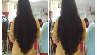 Long Layer Hair Cut At Home Step By Step