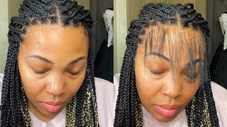 Creating Temporary Edges Without Damaging Natural Hair (Fake Hair)