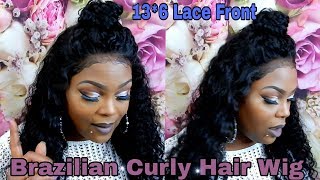Aliexpress 13*6 Brazilian Curlylacefront Wig/ Featuring Nemer Hair