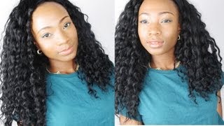 Curly Weave - Synthetic Hair Extensions Review!