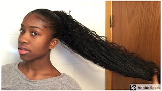 Quick 30 Inch Ponytail ! Ft. Sensational French Wave