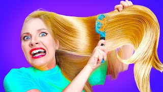 How I Lost In The Beauty Contest || Funny Long, Short And Curly Hair Problems By La La Life