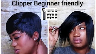 How To: Cut A Pixie Cut Wig With Clipper