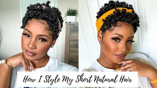 My 2021 Twa Routine | Defined Shiny Curls For Short Type 4 Natural Hair