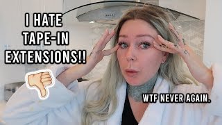 Goodbye Tape In Extensions! Trying & Reviewing Hand Tied Extensions
