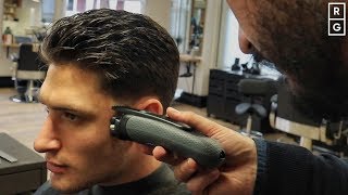 In Between Medium Length Haircut When Growing Out Hair | Long On Top Short On Sides Taper Hairstyle