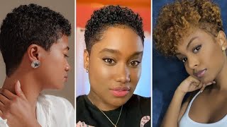 Eye Popping Curly Haircuts For Black Women | Beautiful Tapered And Twa Haircuts For Matured Women.