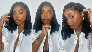 How To: Invisible Locs | Two Strand Twists Tutorial