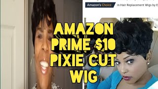 New $10 Pixie Wig From Amazon Prime