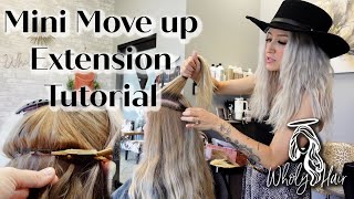 Handtied Extension Mini Move-Up Tutorial // Wholy Hair
