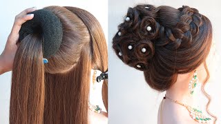 Top-Notch High Bun Hairstyle For Bridal | New Hairstyle For Bridal Look