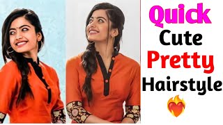 Pretty & Easy Hairstyle | Cute Hairstyle |  Hairstyles For Girls | New Latest Hairstyle