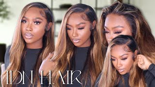Superfine Scalp-Like Hd Lace Frontal Wig Install|Glueless Pre-Highlighted Wig|Idn Hair