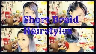4 Braided Hairstyles For Short/Medium Length Hair