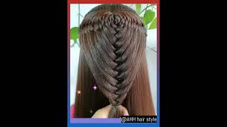 Simple Hairstyle For Girls || New Hairstyle #Shorts #Simplehairstyle  || Pricheska