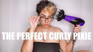 Quick Curly Pixie Blowdry