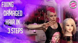 Reviving Over Processed Hair In 3 Steps | Professional Hair Stylist Secrets