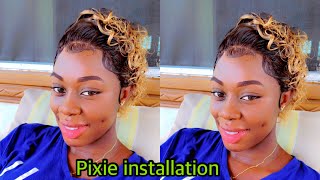 Install This Short Pixie Wig With Me//Beginner Friendly//