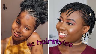  4C Hairstyles  Without Weave Or Added/4C Medium Hairstyles Compilation 2020