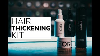 How To Fix Flat Hair L Forte Series Hair Thickening Kit