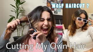 How I Cut My Own Hair | Front Layers| Diy Wolf Haircut