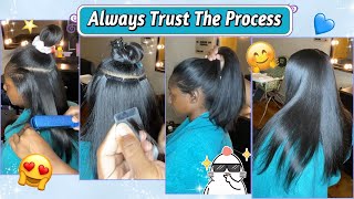 How To Apply & Style Tape In Extensions?Professional Step By Step Tutorials  Ft. @Ula Hair