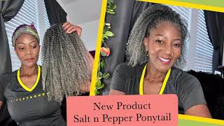 @Www.Msgreyt.Com Honest Review Salt N Pepper Ponytail | Pre Sale Right Now