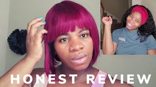 Headband Wig: Bob Wig Review | Luvme Hair | My First Wig Review | Honest Review
