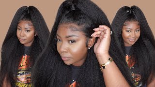Wow!!!  My Go To Natural Fall Look!  Kinky Straight Up Do For Beginners | Nadula Hair