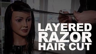 Long Layered Haircut Tutorial With A Razor