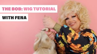 Drag Queen Fena Barbitall Cuts A Bob | Diy Wig Tutorial