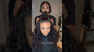 Wig Where??? Watch Glueless Wig And Scalp Become One. Hd Lace Wig Install In 20 Secs #Hairtutorial