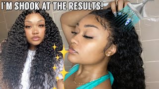 Must Have Curly Hair+ Best Waterproof Glue| I'M Shook!!| Unice Hair| Betterthemelt Lace Adhesiv