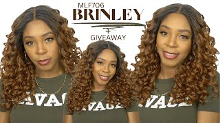 Bobbi Boss Synthetic Hair Hd Lace Front Wig - Mlf706 Brinley +Giveaway --/Wigtypes.Com