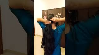 Simplest Low Ponytail Hairstyle#Hairstyle#Shorts#Youtubetrending#Athira