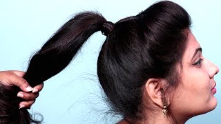 Cute Ponytail Hairstyle For College Girls | Easy Hairstyle | Trendy Hairstyle | Latest Hairstyle