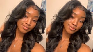 Installing A Body Wave Synthetic Wig Ft. Bobbi Boss