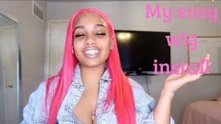 How To Install A Lace Frontal Wig || For Beginners