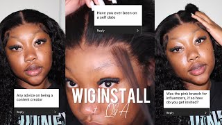 26" Hd Lace Wig Install + Q & A ! || Advice On Being A Content Creator ?