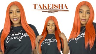 Sensationnel Shear Muse Red Krush Synthetic Hair Empress Hd Lace Front Wig- Takeisha --/Wigtypes.Com