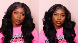 Outre  Human Hair Blend 13" X 6" 360 Hd Lace Front Wig - Velora