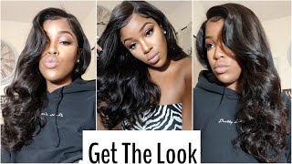 360 Lace Wig Install And 1 Month Review | Virgin Brazilian Body Wave | Yolissa Hair