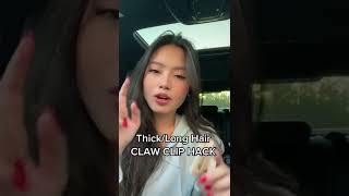 Claw Clip Hack! For Thick Hair/Long Hair Tutorial