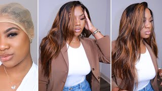 Most Natural Melted Hd Lace Wig Install Pre-Highlighted! Detailed Transformation Ft. Incolorwig