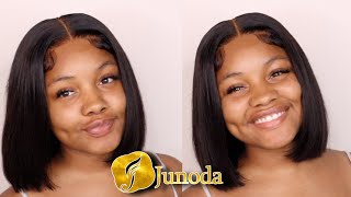 Quick & Easy Bob Wig Install For Summer | Flawless Start To Finish | Honest Review Ft Junoda Wig
