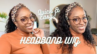 Affordable Human Hair Headband Wig From Amazon   | Ft. Msfan Review
