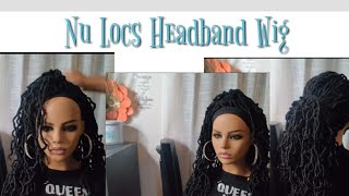 Headband Wig*Hot Glue Gun Method*Crochet Nu Locs*